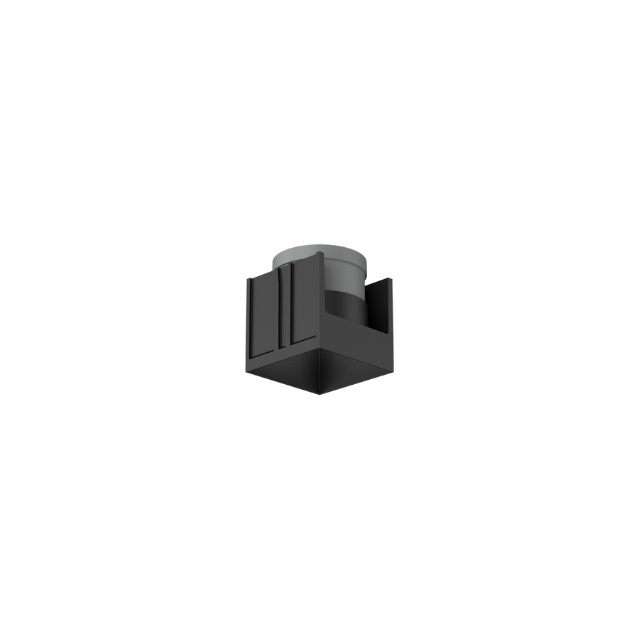 Cevon M61 Type 2 Lotus Square Fixed Black 3000K