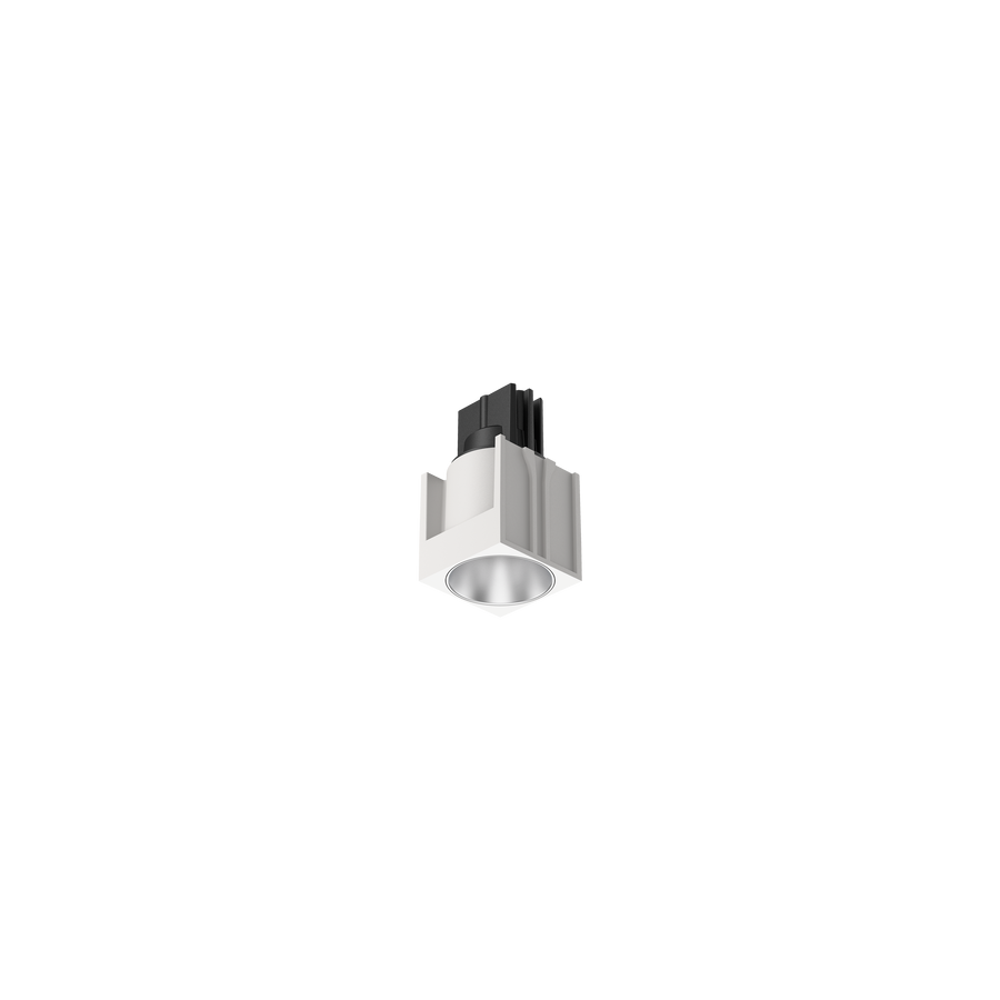 Cevon M41 Type 3 Dark Art Square Fixed White, Silver 2700K