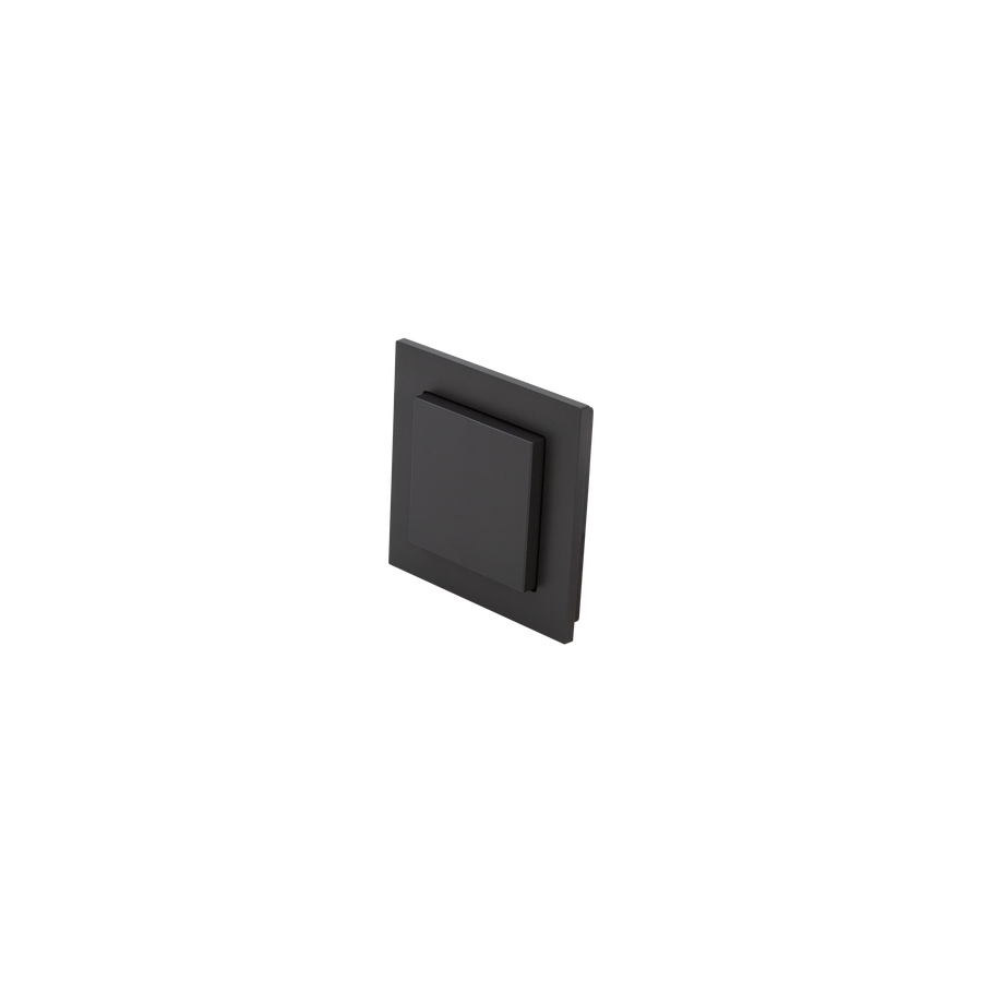 Casambi Wall Switch - 2 Way Rocker 2 Channel Black