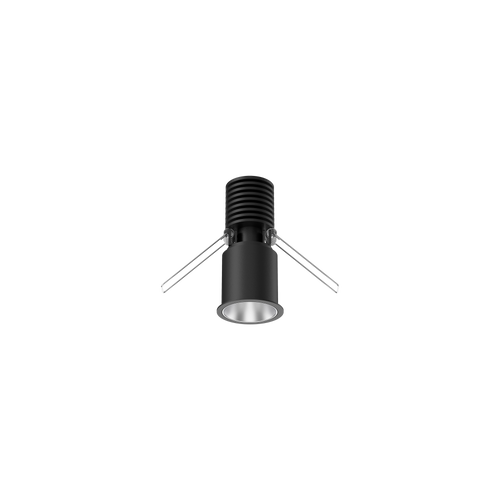 Cevon Mini Darklight Slim Trim Downlight Kit Black, Silver 3000K