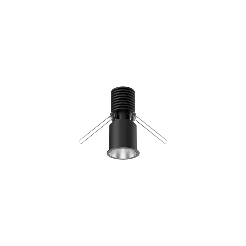 Cevon Mini Darklight Slim Trim Downlight Kit Black, Silver 3000K