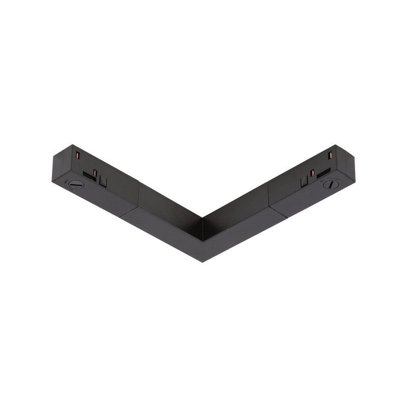 48V Fixed "L" Connector Black