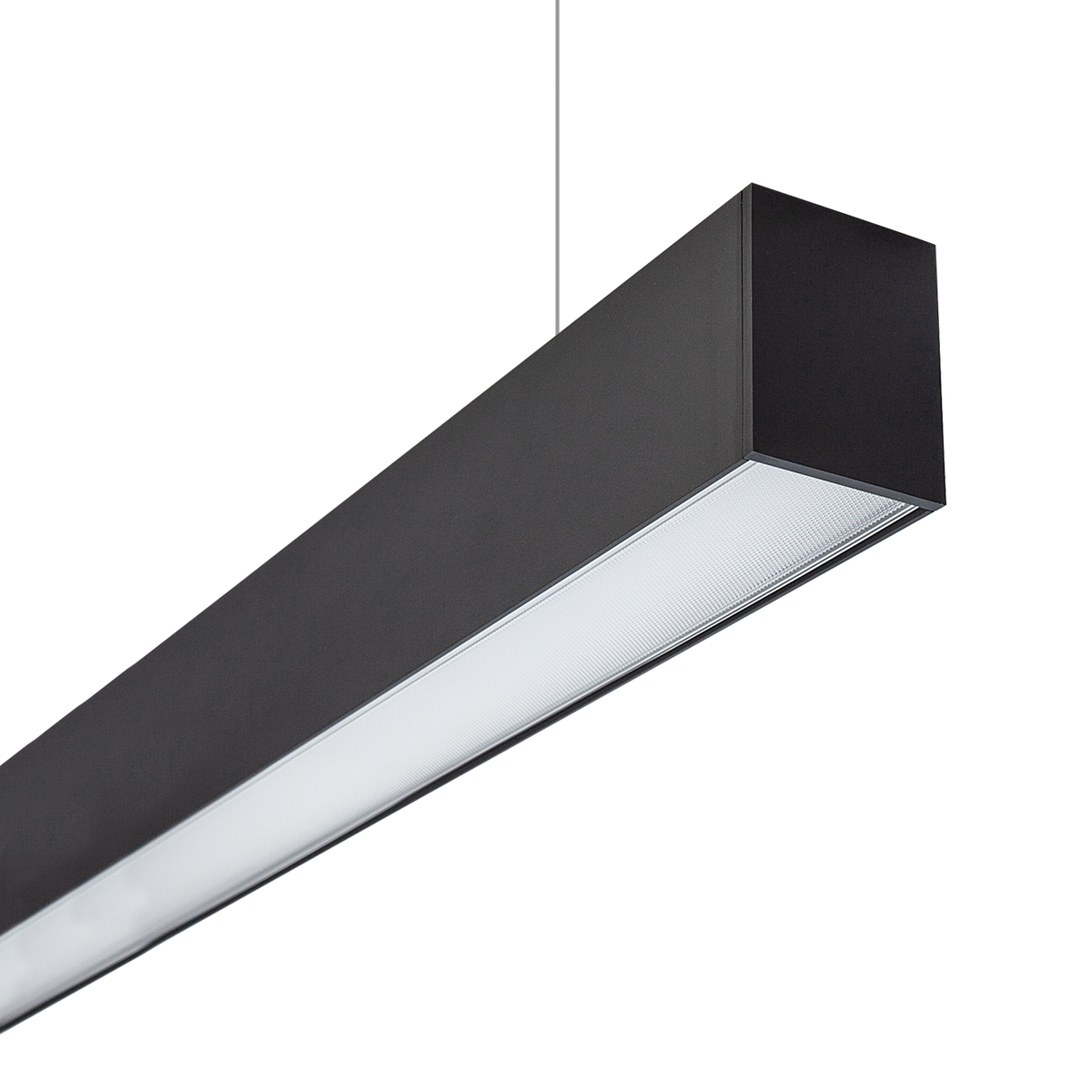 1200mm Everline Continuous Direct - End Black 4000K