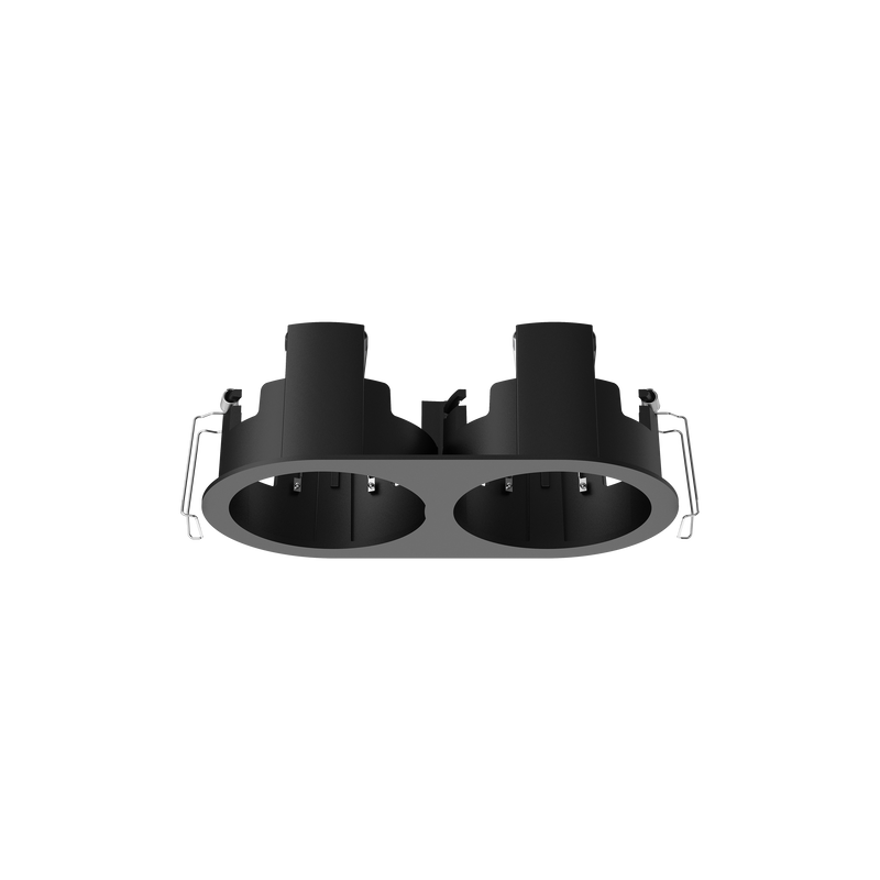 Cevon Recessed Oval Double Frame for M80 Black