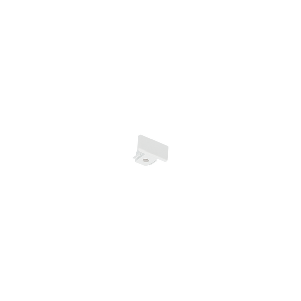 Track 1 Circuit End Cap White