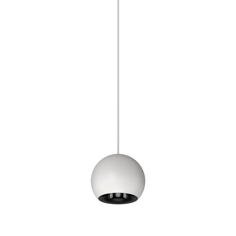 Cevon M60 Type 25 Dark Art Pendant Spot White, High Gloss Black 2700K