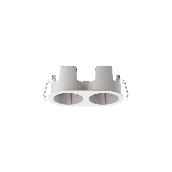 Cevon Type Recessed Oval Double Frame for M60 White