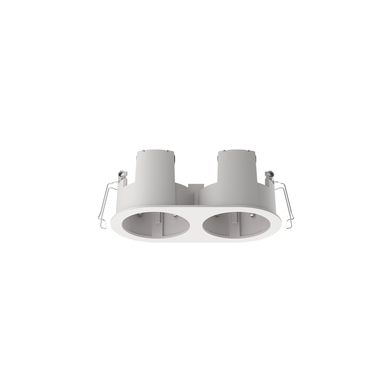 Cevon Type Recessed Oval Double Frame for M60 White