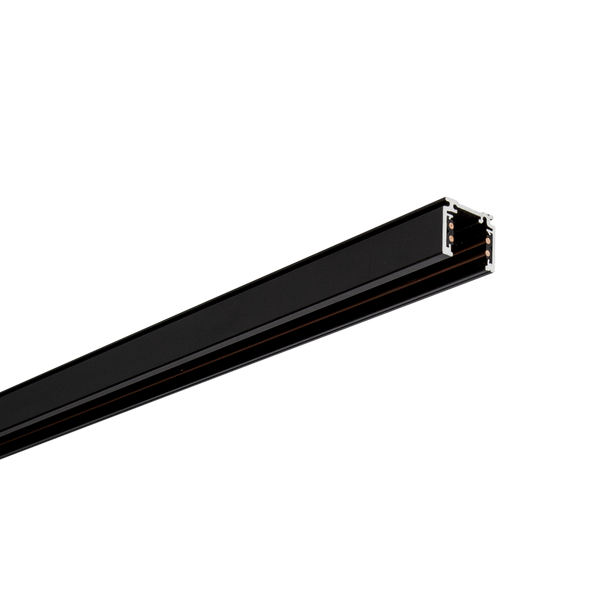 48V DC Track Surface Mount - Standard 2M Black