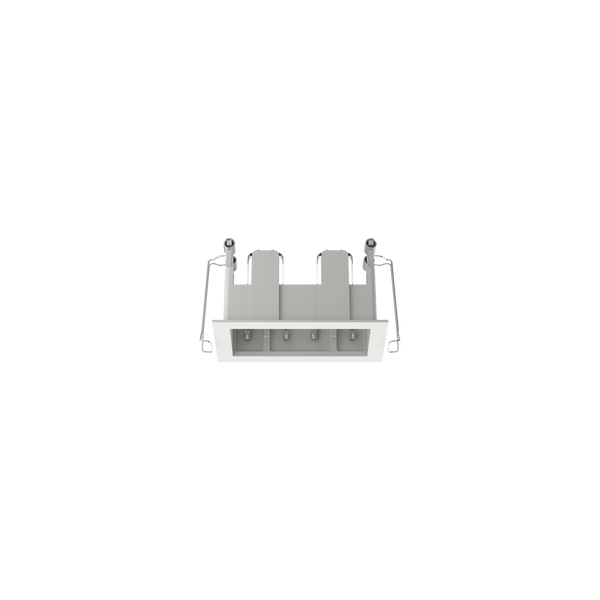 Cevon Type Recessed Rectangular Double Frame for M41 White