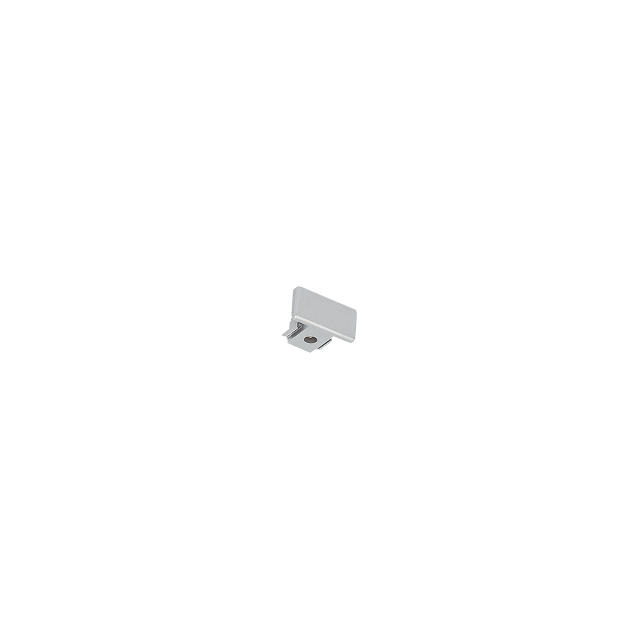 Track 1 Circuit End Cap Silver