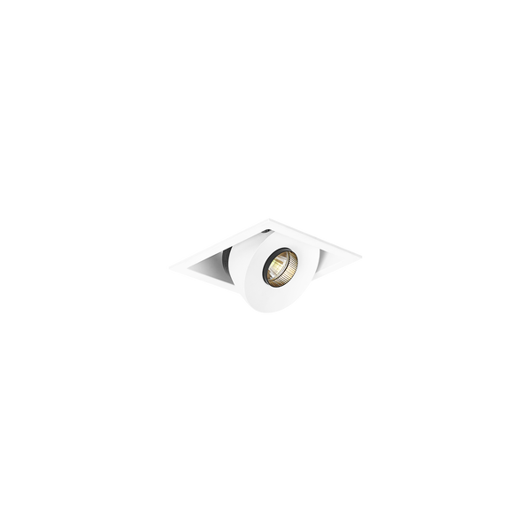 Sophia Mini Square Single Tilt/Rotate Downlight Kit White 3000K