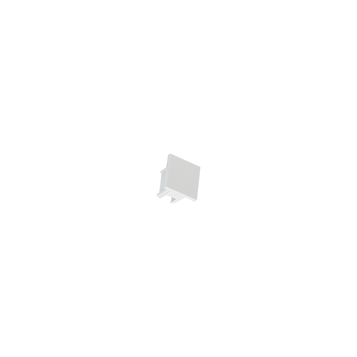 Track 3 Circuit End Cap White