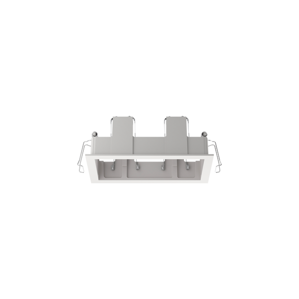 Cevon Type Recessed Rectangular Double Frame for M61 White