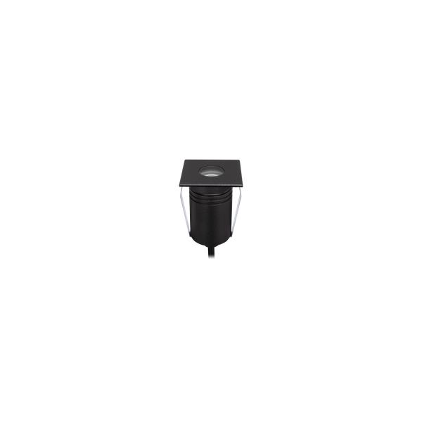 Exterior Recessed Square Standard Up or Down Black 3000K 19°