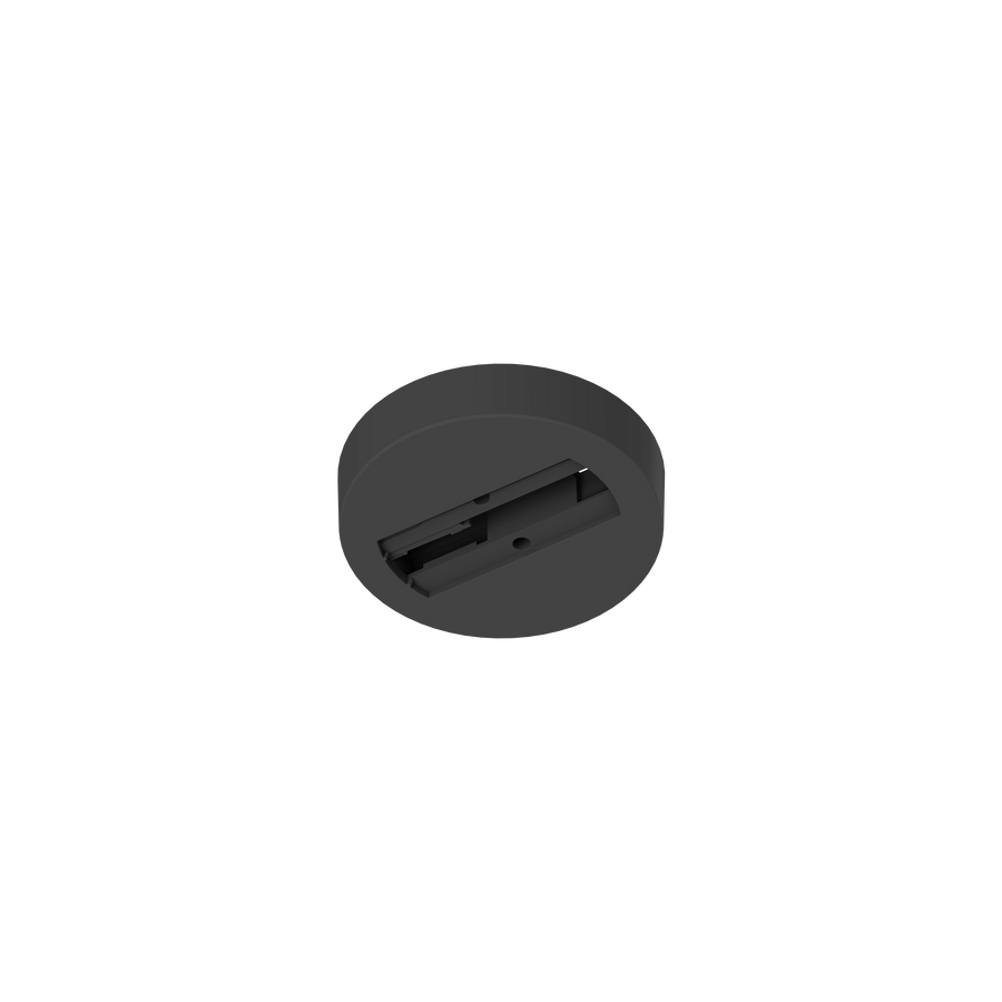 Track 1 Circuit Ceiling Mt Adaptor Spot/Flood Black