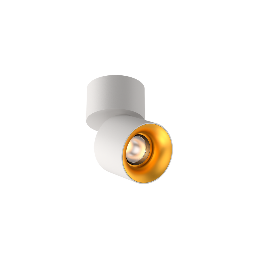 Cevon Pinot Tilt/Rotate Spot White, Gold 3000K
