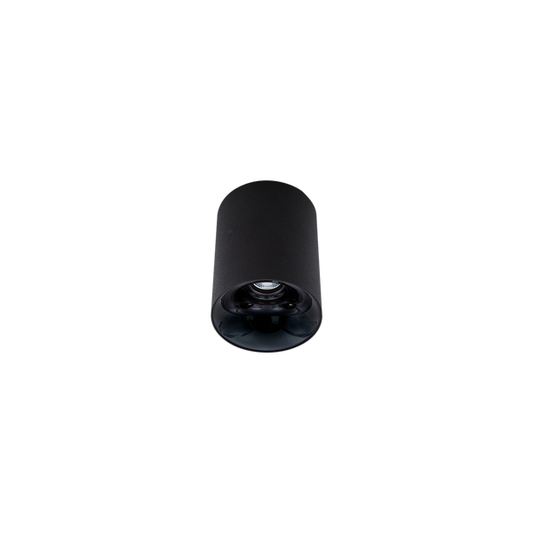 Cevon Dark Art Sml Surface Mount Downlight Black, High Gloss Black 3K