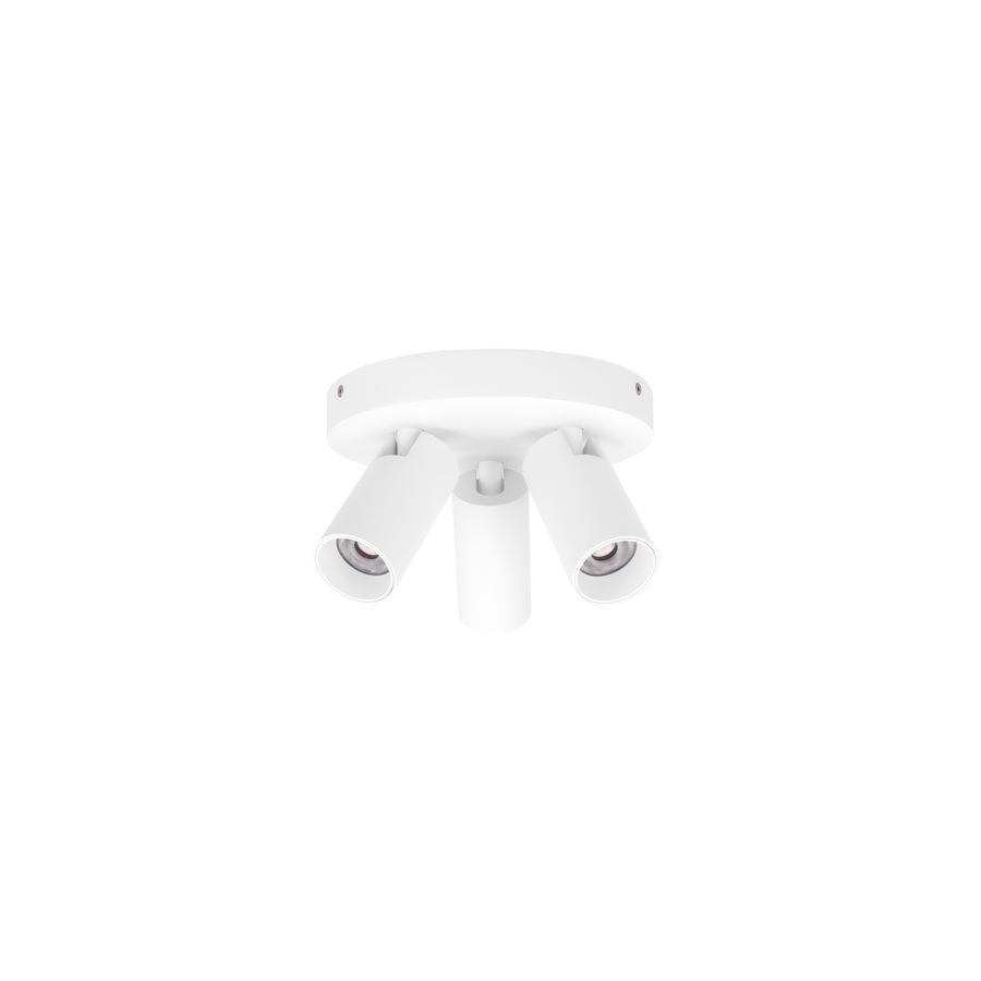 Tube Surface Mount Triple Pan Spot White 3000K