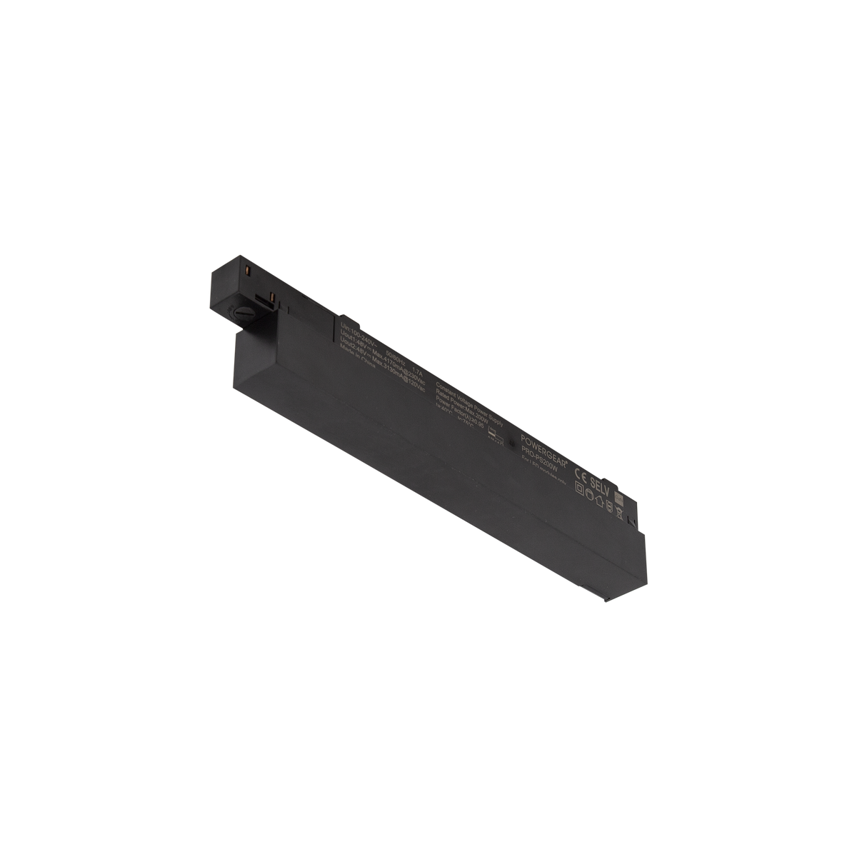 48V DC Track - Power Supply Black