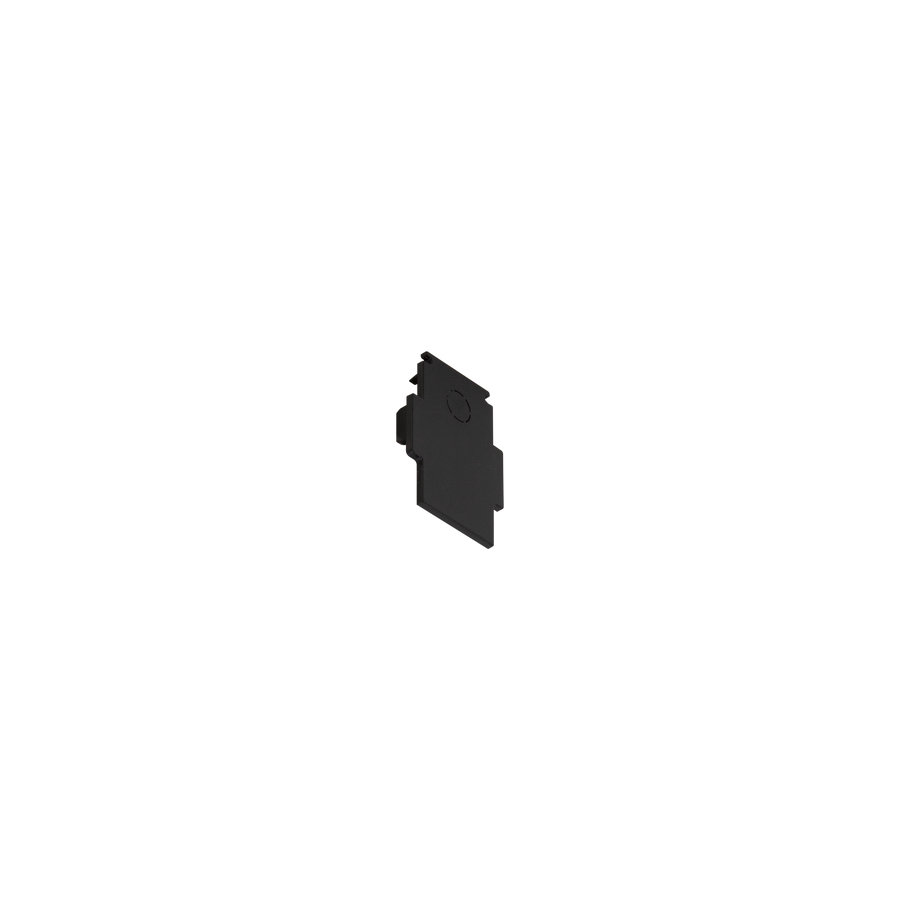 End Cap - Deep Recessed Black