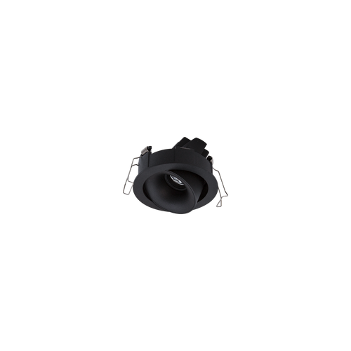 Cevon Dark Art Tilt/Rotate Small Downlight Kit Black, Matt Black 3000K