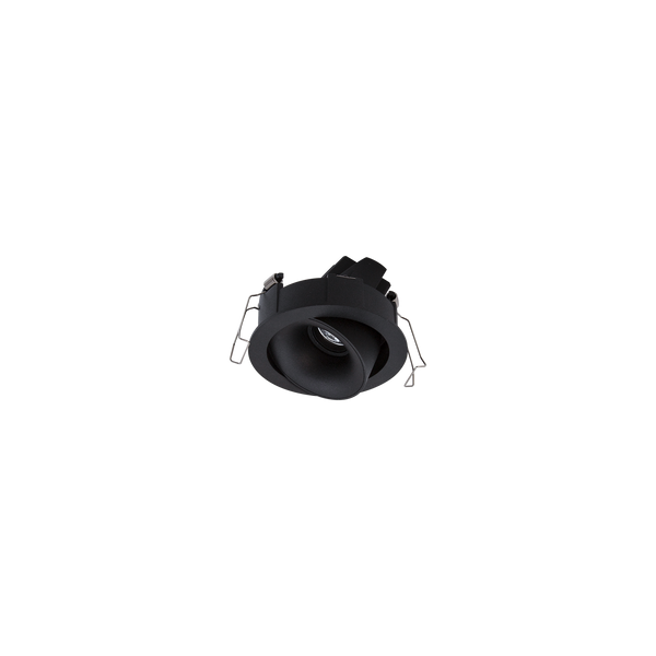 Cevon Dark Art Tilt/Rotate Small Downlight Kit Black, Matt Black 3000K