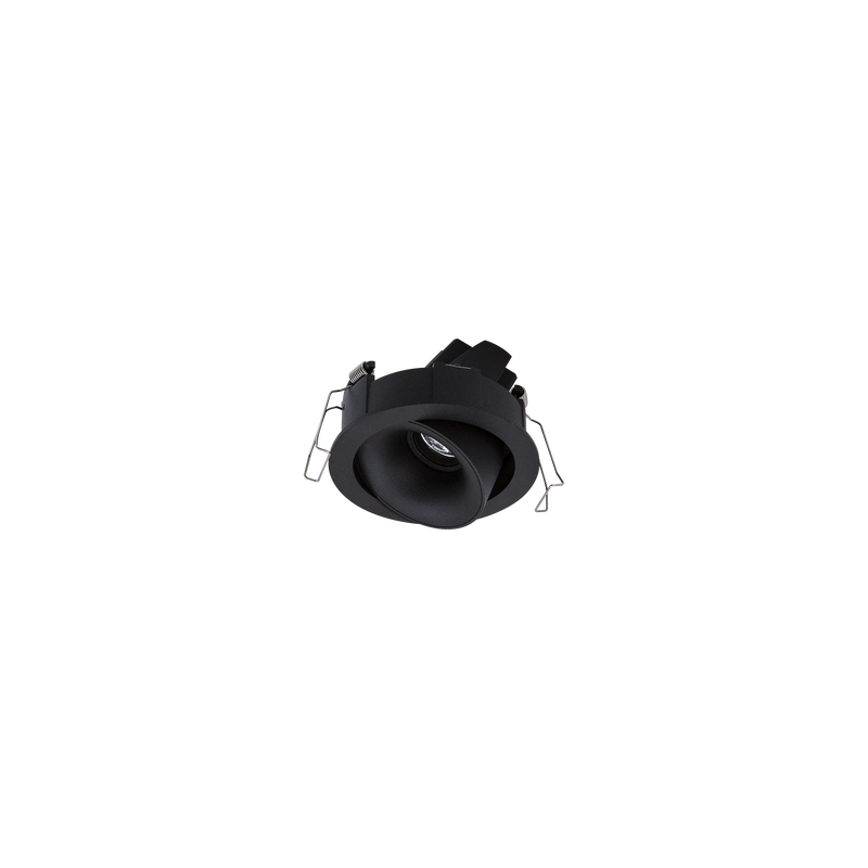 Cevon Dark Art Tilt/Rotate Small Downlight Kit Black, Matt Black 3000K