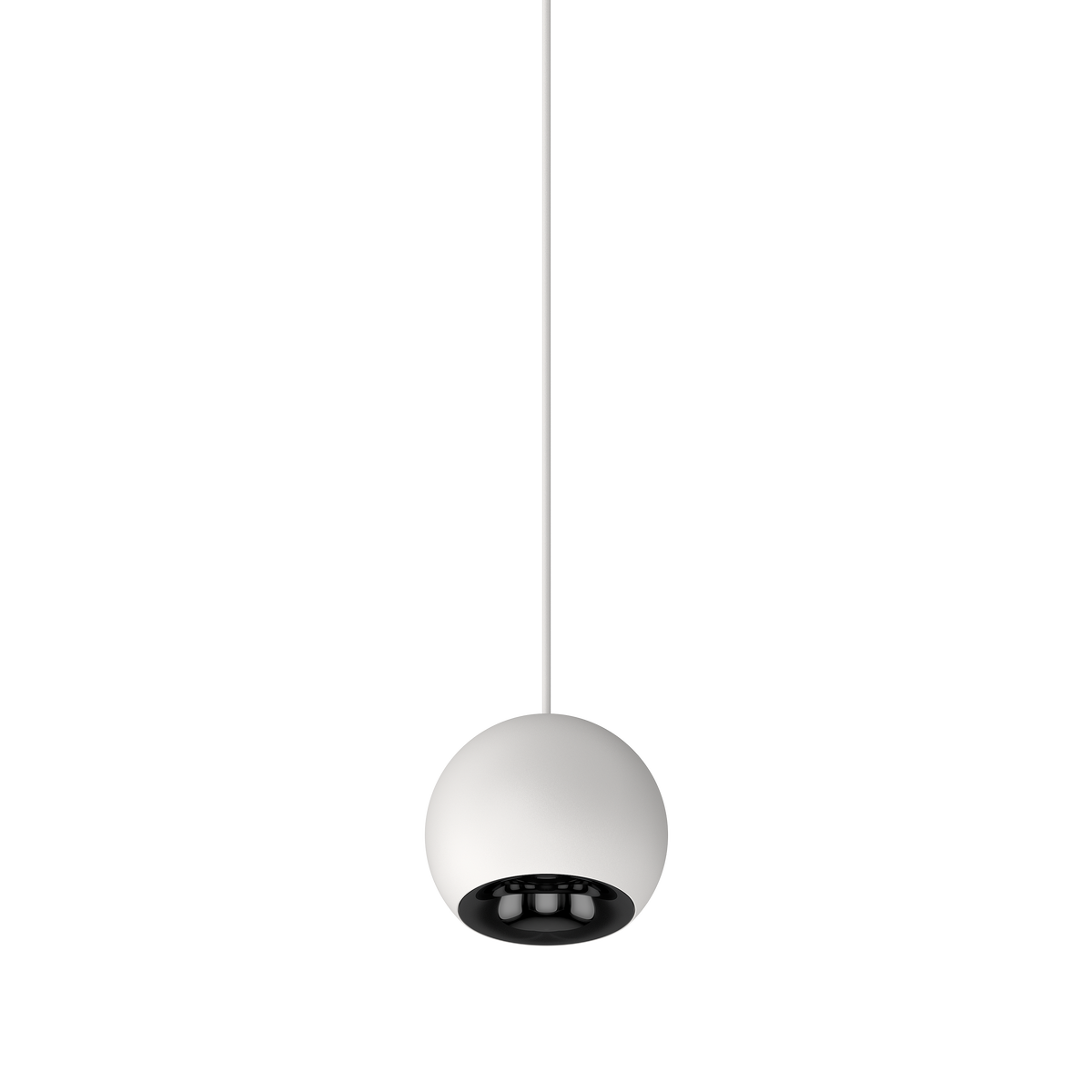 Cevon M80 Type 25 Dark Art Pendant Spot White, High Gloss Black 2700K