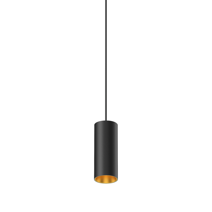 Cevon M40 Type 22 Dark Art Pendant Spot Black, Gold 3000K
