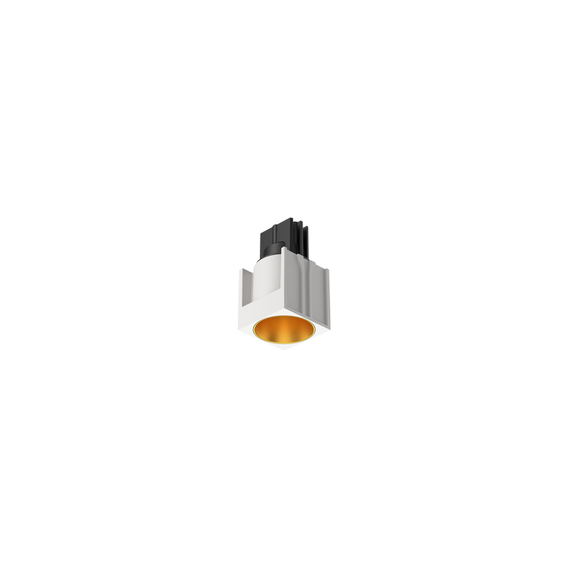 Cevon M41 Type 3 Dark Art Square Fixed White, Gold 3000K