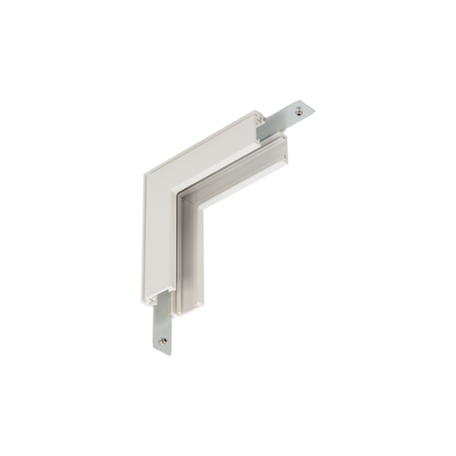 Standard L Profile Connector (Vertical) White