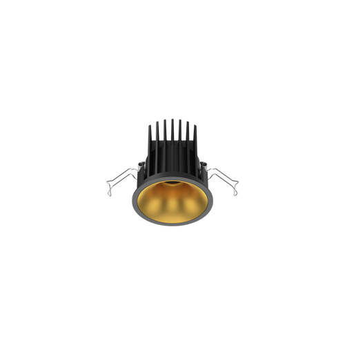 Cevon Medium Darklight Slim Trim Downlight Kit Black, Gold 4000K