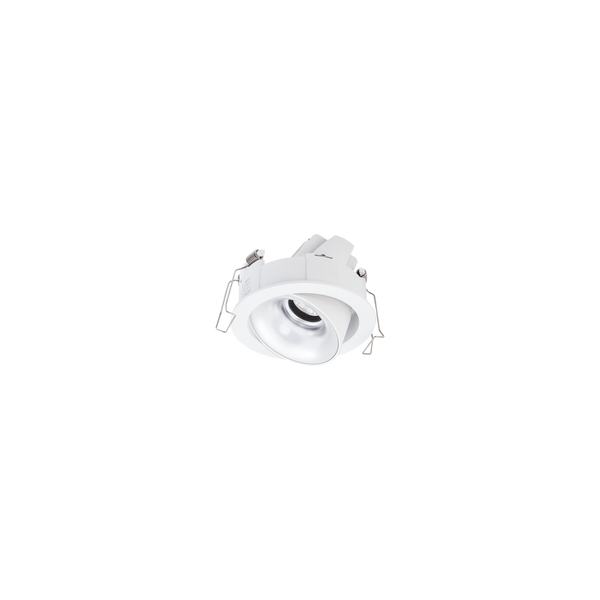 Cevon Dark Art Tilt/Rotate Small Downlight Kit White, Silver 3000K
