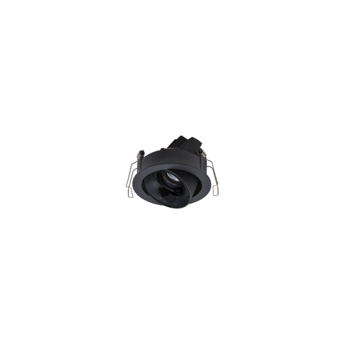 Cevon Dark Art Tilt/Rotate Small Downlight Black, High Gloss Black 3K