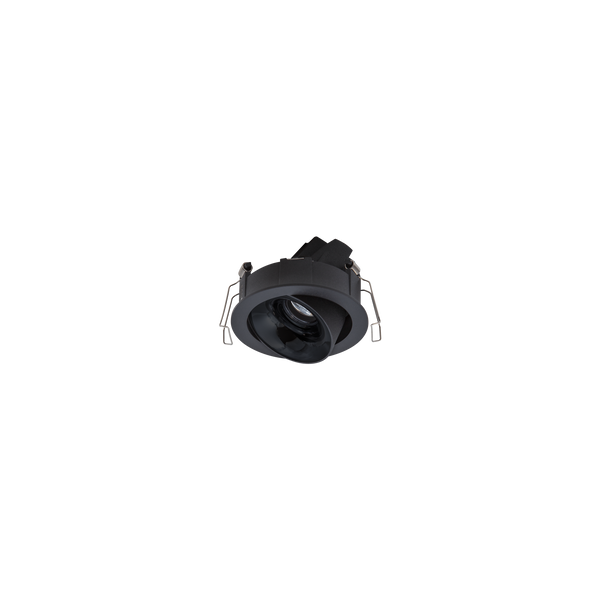 Cevon Dark Art Tilt/Rotate Small Downlight Black, High Gloss Black 3K