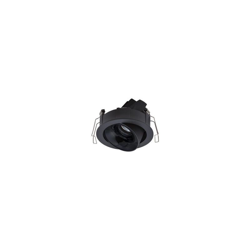 Cevon Dark Art Tilt/Rotate Small Downlight Black, High Gloss Black 3K