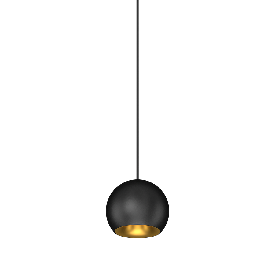 Cevon M60 Type 25 Dark Art Pendant Spot Black, Gold 3000K