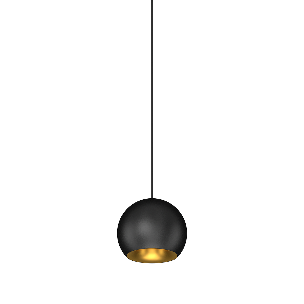 Cevon M60 Type 25 Dark Art Pendant Spot Black, Gold 3000K