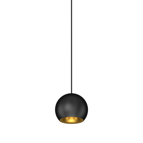 Cevon M60 Type 25 Dark Art Pendant Spot Black, Gold 3000K