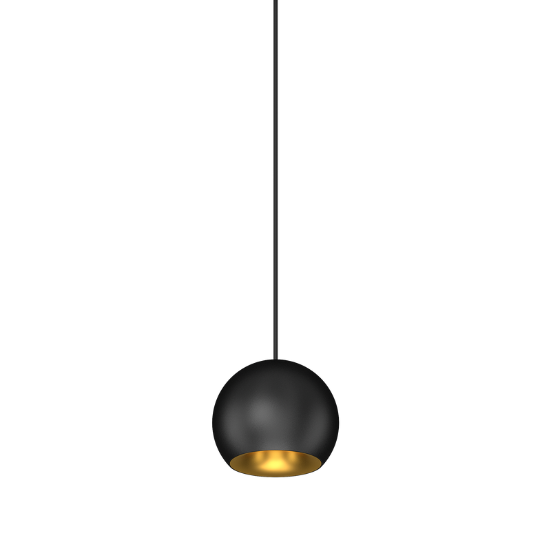 Cevon M60 Type 25 Dark Art Pendant Spot Black, Gold 3000K