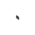 End Cap - Standard Surface Mount Black