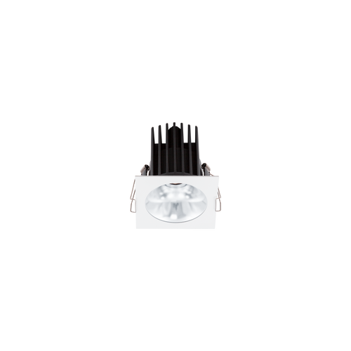 Cevon Dark Art Square Medium Downlight Kit White, Silver 3000K