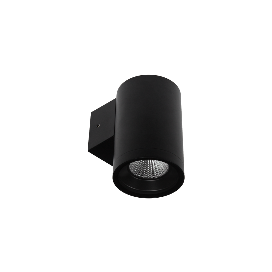 Surface Mount Round Column Spot One Way Large Black 3000K