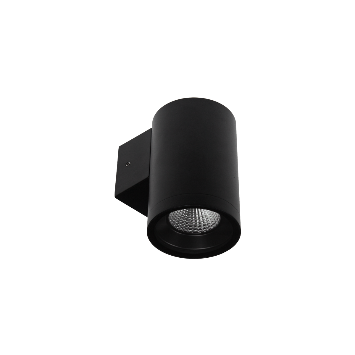 Surface Mount Round Column Spot One Way Large Black 3000K