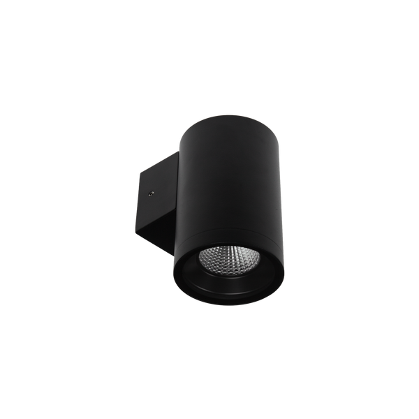 Surface Mount Round Column Spot One Way Large Black 3000K