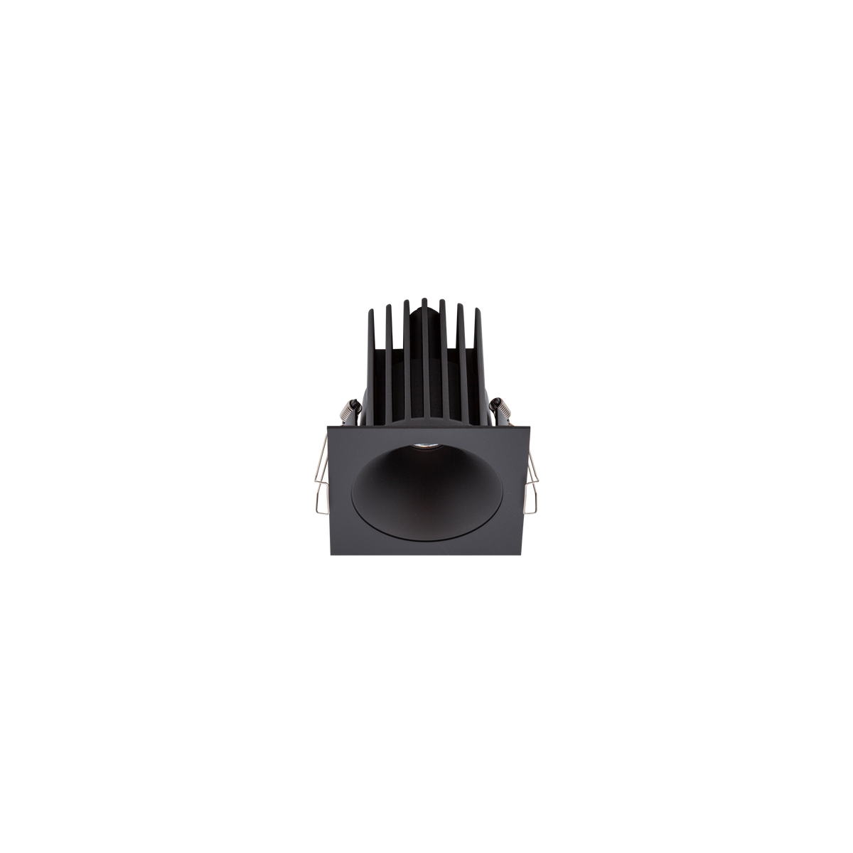 Cevon Dark Art Square Medium Downlight Kit Black, Matt Black 3000K
