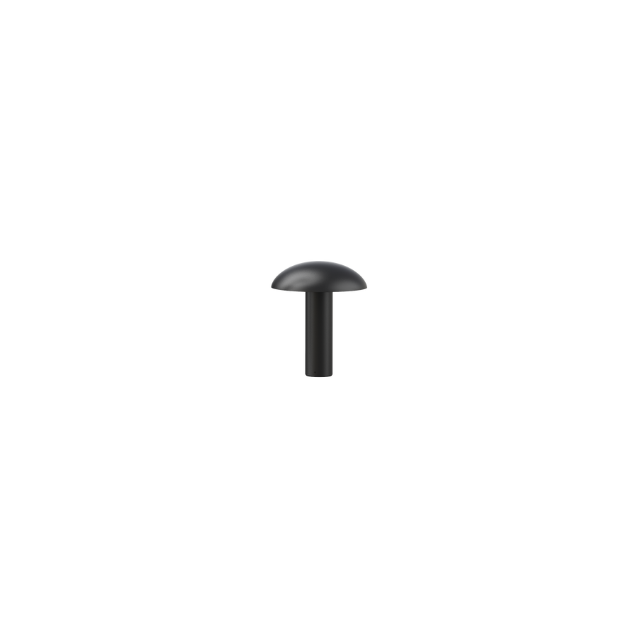 Porcini Bollard 250mm Non-dimmable Black 3000K 240V