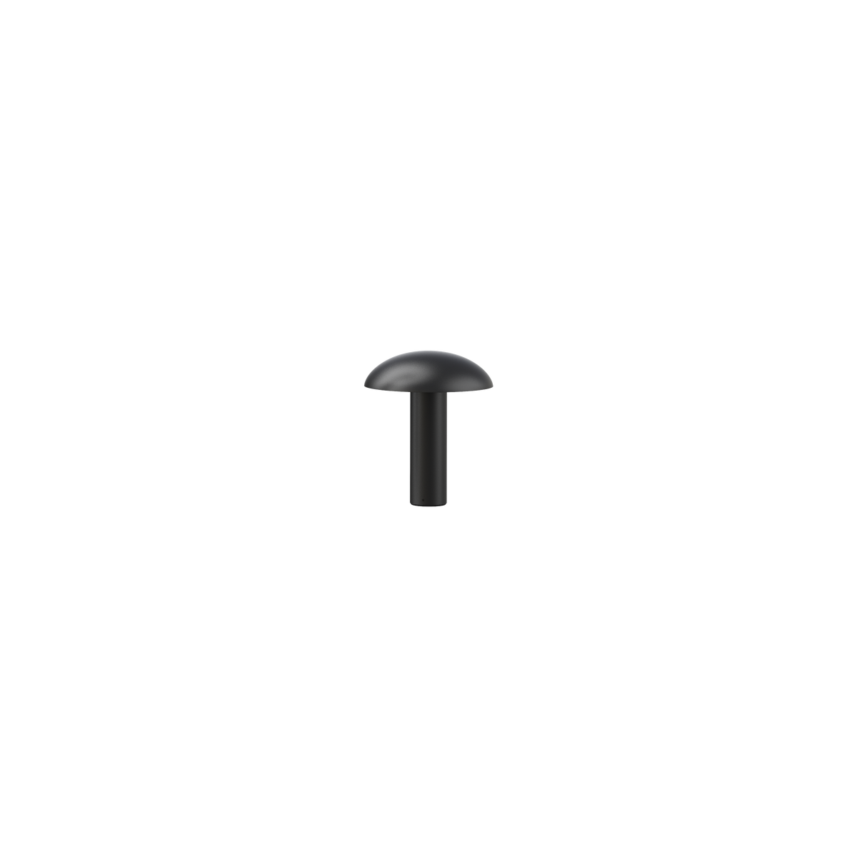 Porcini Bollard 250mm Non-dimmable Black 3000K 240V