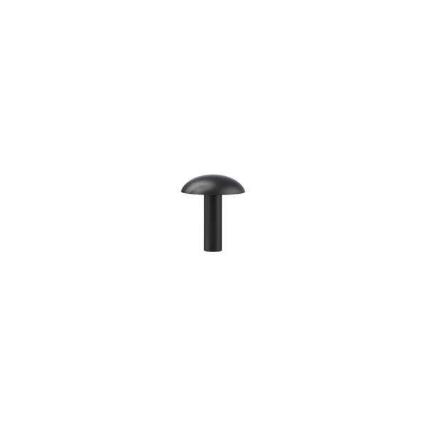 Porcini Bollard 250mm Non-dimmable Black 3000K 240V